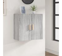 (Grey sonoma) vidaXL Wall Cabinet Floating TV Unit Wall Mounted Cabinet Engineered Wood