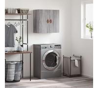 vidaXL Wall Cabinet Grey Sonoma 60x31x60 cm Engineered Wood