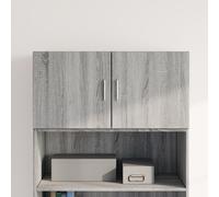 vidaXL Wall Cabinet Grey Sonoma 80x42.5x40 cm Engineered Wood