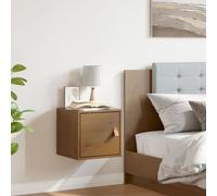 vidaXL Wall Cabinet Honey Brown 31.5x30x30 cm Solid Wood Pine