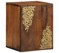 vidaXL Wall Cabinet Honey Brown 38 x 33 x 48 cm Solid Mango Wood