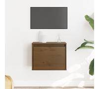 (honey brown, 1) vidaXL Wall Cabinet Hanging Storage Cabinet Wall Cupboard Solid Wood Pine