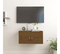 vidaXL Wall Cabinet Honey Brown 60x30x30 cm Solid Wood Pine