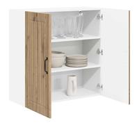 vidaXL Wall Cabinet LUCCA Artisan Oak 80 x 31 x 80 cm Engineered Wood