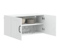 vidaXL Wall Cabinet LUCCA White 80 x 31 x 40 cm Engineered Wood