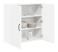 vidaXL Dishwasher Panel Lucca White 80 x 31 x 80 cm Engineered Wood