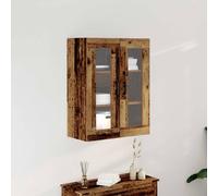 Wall Mounted Cabinet Bathroom Wall Storage Cabinet Engineered Wood vidaXL