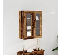 vidaXL Wall Cabinet Old Wood 69.5 x 34 x 90 cm Engineered Wood