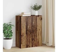 vidaXL Wall Cabinet Old Wood 69.5 x 34 x 90 cm Engineered Wood