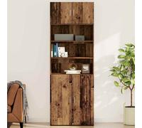 vidaXL Wall Cabinet Old wood 80 x 42.5 x 40 cm Engineered wood