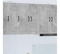 vidaXL Wall Cabinet PORTO Concrete Grey 30 x 31 x 80 cm