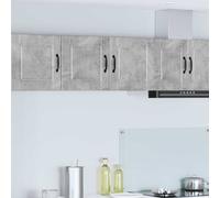 vidaXL Wall Cabinet PORTO Concrete Grey 80 x 31 x 40 cm