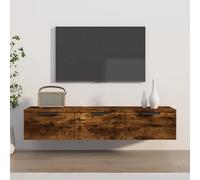 Vidaxl Wall Cabinet Smoked Oak 102X30X20 Cm Engineered Wood