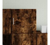 vidaXL Wall Cabinet Smoked Oak 40x42.5x40 cm Engineered Wood