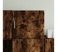 vidaXL Wall Cabinet Smoked Oak 45x42.5x40 cm Engineered Wood