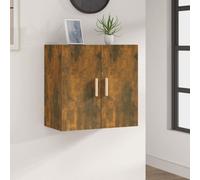 (Smoked oak) vidaXL Wall Cabinet Floating TV Unit Wall Mounted Cabinet Engineered Wood