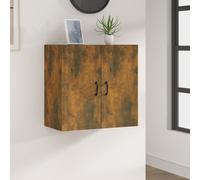 (Smoked oak) vidaXL Wall Cabinet Hanging Storage Cabinet Wall Cupboard Engineered Wood