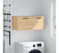 vidaXL Wall Cabinet Sonoma Oak 80x36.5x35 cm Engineered Wood