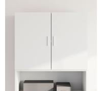 vidaXL Wall Cabinet, Storage Cupboard for Living Room, Wall Mounted Cabinet with Storage, Hanging Cabinet, Modern Style, White Engineered Wood