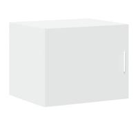 vidaXL Wall Cabinet, Storage Cupboard for Living Room, Wall Mounted Cabinet with Storage, Hanging Cabinet, Modern Style, White Engineered Wood