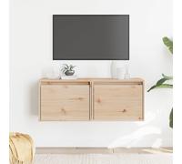 vidaXL Wall Cabinets 2 pcs 45x30x35 cm Solid Pinewood