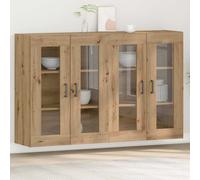 vidaXL Wall Cabinets 2 pcs Artisan Oak 69.5 x 34 x 90 cm