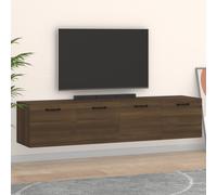 vidaXL Wall Cabinets 2 pcs Brown Oak 60x36.5x35 cm Engineered Wood NEW