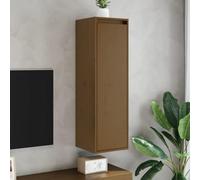 Vidaxl Wall Cabinets 2 Pcs Honey Brown 30X30X100 Cm Solid Pinewood