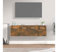 vidaXL Wall Cabinets 2 pcs Smoked Oak 60x36.5x35 cm Engineered Wood 01 UK HOT