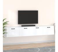 vidaXL Wall Cabinets 2 pcs White 100x36.5x35 cm Engineered Wood