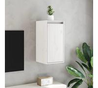 vidaXL Wall Cabinets 2 pcs White 30x30x60 cm Solid Wood Pine, White