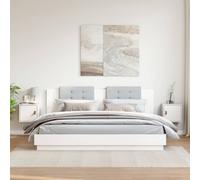 vidaXL Wall Cabinets 2 pcs White 31.5x30x30 cm Solid Wood Pine