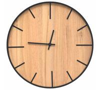 vidaXL Wall Clock, Battery-Operated Round Wall Clock for Bathroom Living Room Ha