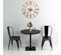 vidaXL Wall Clock Metal 40 cm Golden