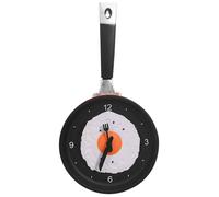 vidaXL Wall Clock with Fried Egg Pan Design 18.8 cm Analog Clock Living Room