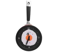 vidaXL Wall Clock with Fried Egg Pan Design Analog Clock Living Room Bedroom Sur