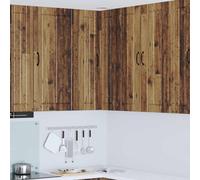 vidaXL Wall Corner Cabinet LUCCA Old Wood 57 x 57 x 100 cm