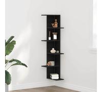 Wall Corner Shelf Wall Mounted Shelf Floating Shelf Engineered Wood vidaXL