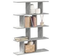 vidaXL Wall Cube Shelf 12 Compartments Concrete Grey Engineered Wood