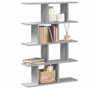 vidaXL Wall Cube Shelf 12 Compartments Grey Sonoma Engineered Wood