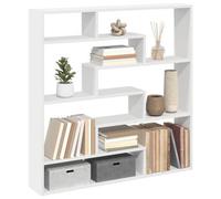 Vidaxl Wall Cube Shelf 7 Compartments White Engineered Wood
