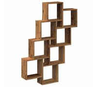 vidaXL Wall Cube Shelf Wall Storage Floating Shelf Old Wood Engineered Wood