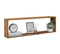 Vidaxl Wall Cube Shelves 2 Pcs Old Wood 100X15X30 Cm Engineered Wood
