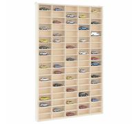 Vidaxl Wall Display Cabinet With 90 Compartments 50.5X4.5X79 Cm