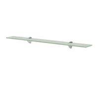 vidaXL Wall Floating Shelf Panel Glass Sheet Plate Storage Room Shelving Display