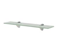 vidaXL Wall Floating Shelf Panel Glass Sheet Plate Storage Room Shelving Display