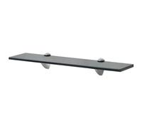 vidaXL Wall Floating Shelf Panel Glass Sheet Plate Storage Room Shelving Display