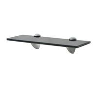 vidaXL Wall Floating Shelf Panel Glass Sheet Plate Storage Room Shelving Display
