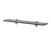 vidaXL Wall Floating Shelf Panel Glass Sheet Plate Storage Room Shelving Display