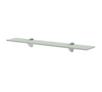 vidaXL Wall Floating Shelf Panel Glass Sheet Plate Storage Room Shelving Display